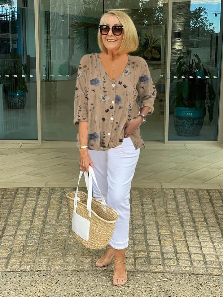 Anita | Blusa Floral Elegante