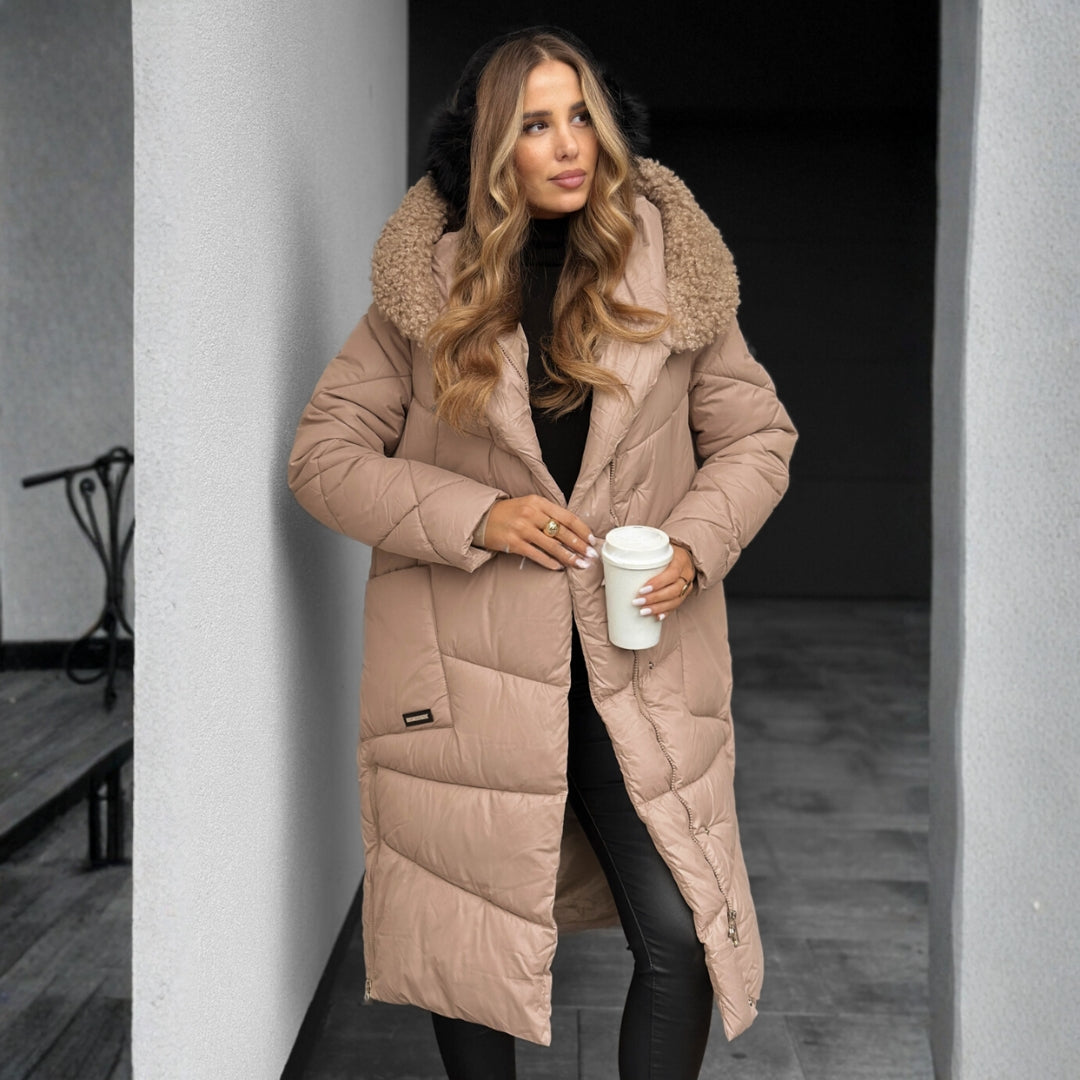 Tahlia – Abrigo acolchado con capucha