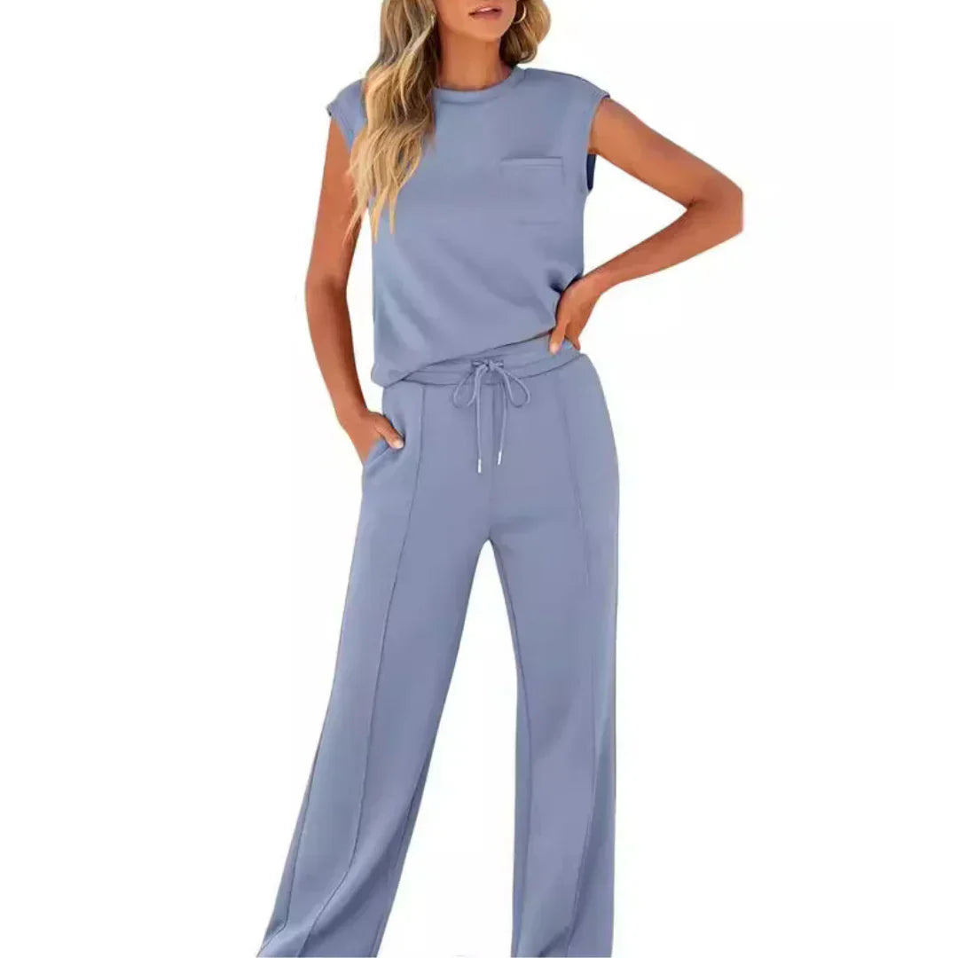 ELLE | Conjunto casual suave para verano