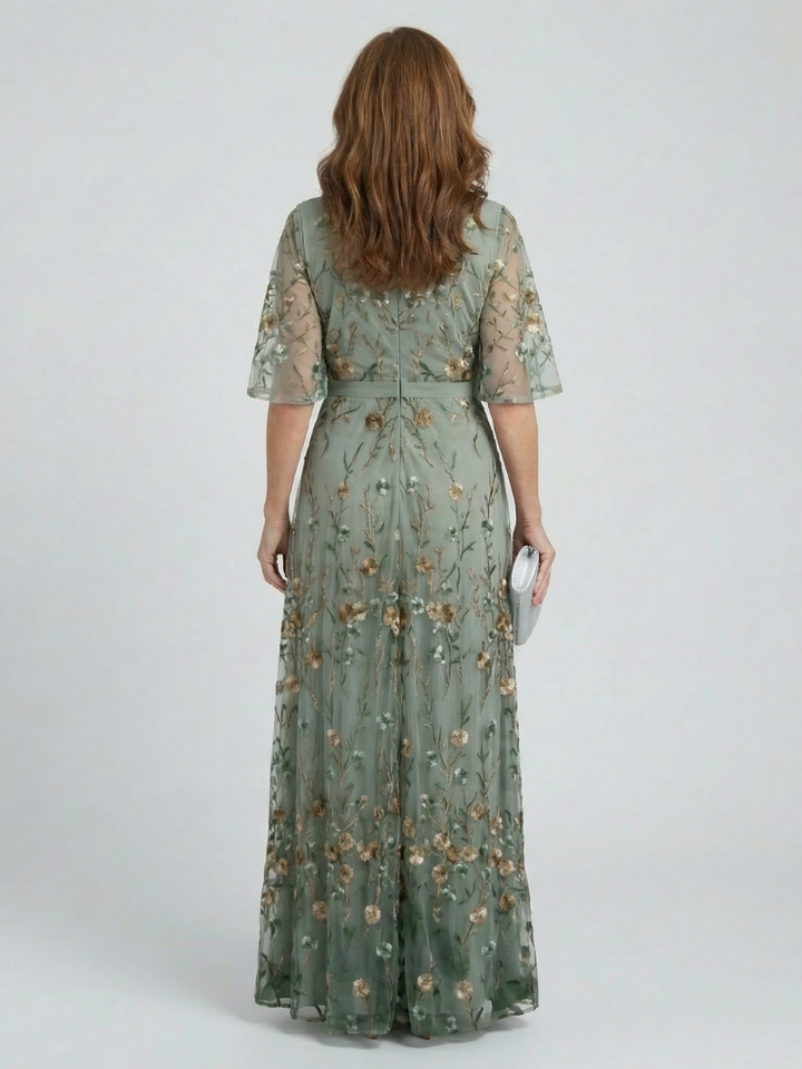 Selora | Halter Bloom Flow Maxi Kjole