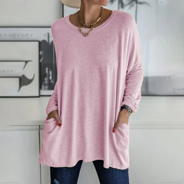 Moira | Blusa de Manga Longa Relaxada