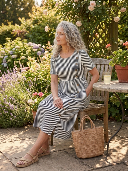 Sofia ™ | Gestreiftes Sommerkleid