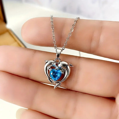 Colar Oceanheart Twins | Ouro Branco