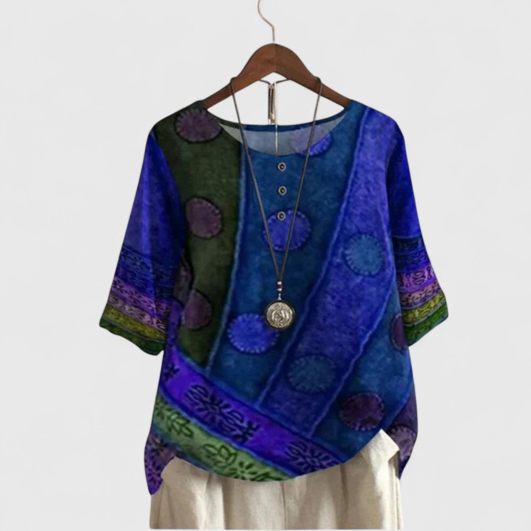 Auralie | Blusa Bohemia Elegante