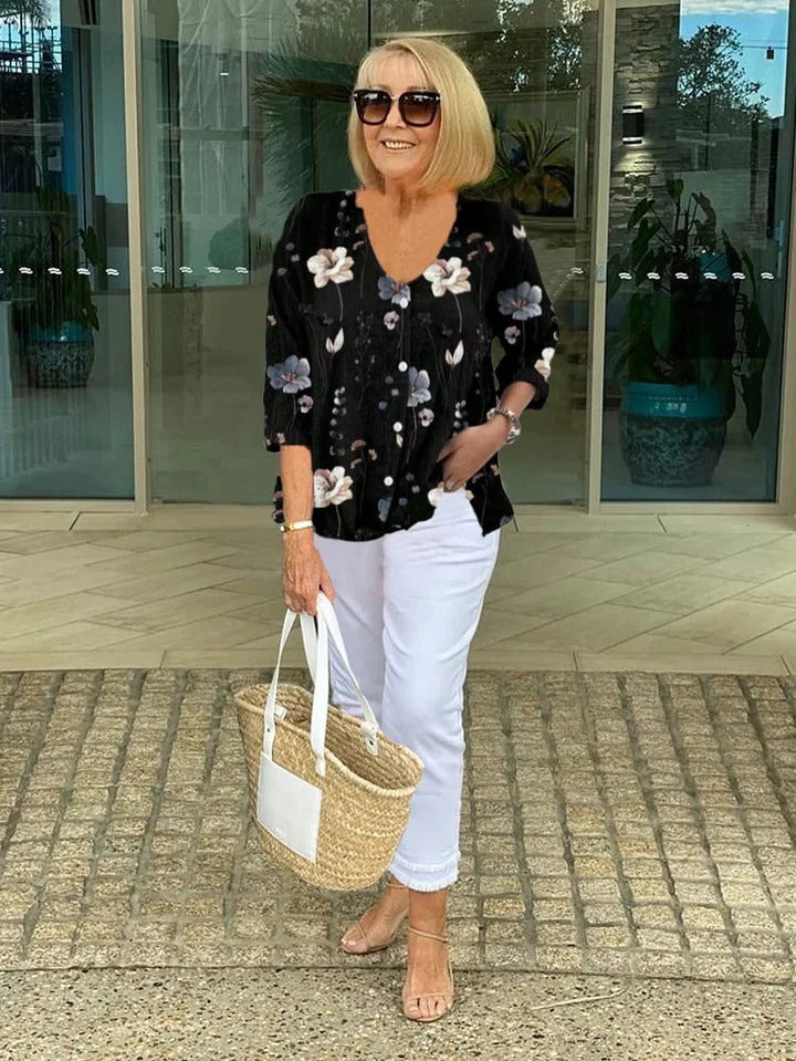 Anita | Blusa Floral Elegante