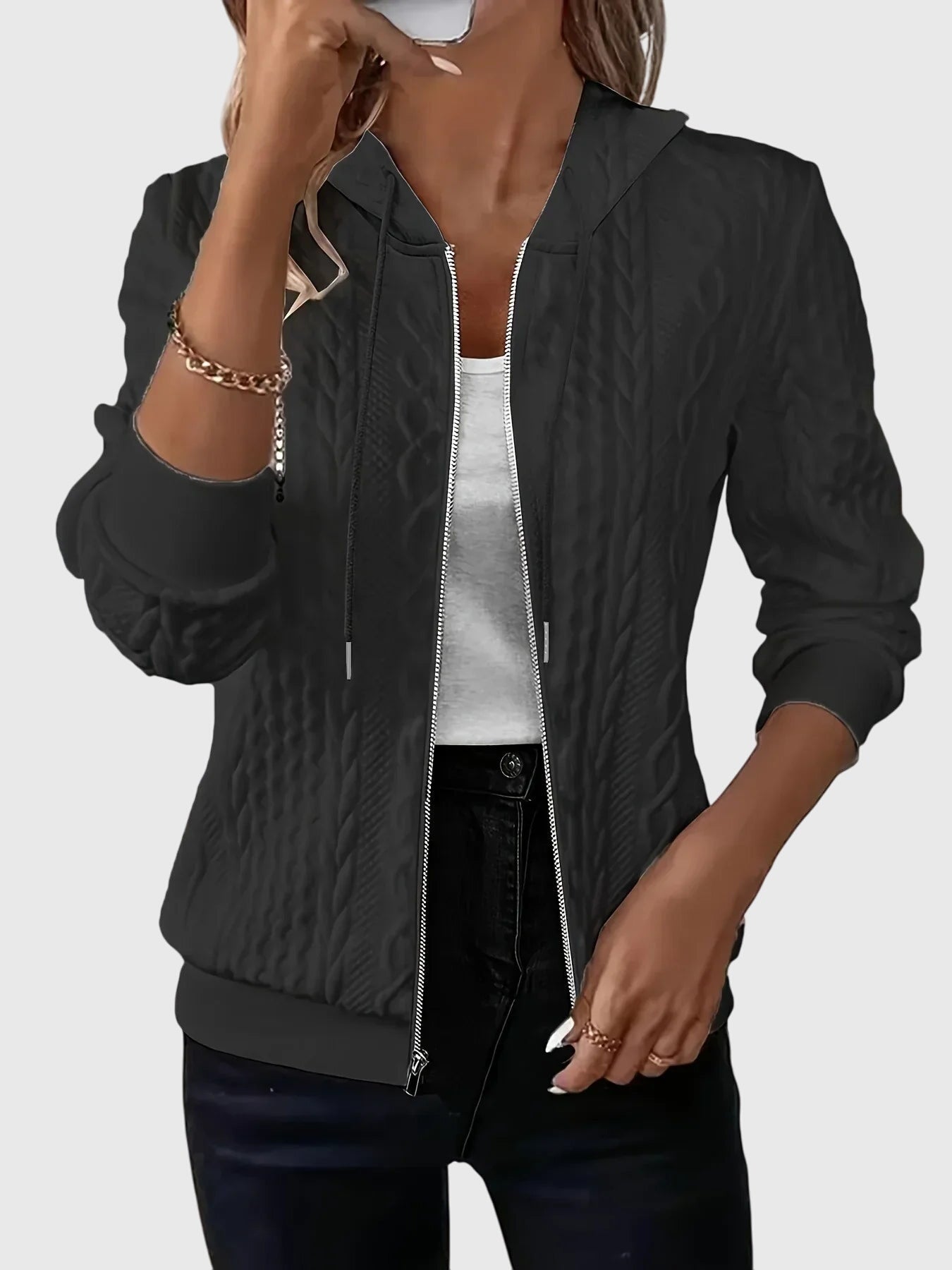 Lena™ - Kapuzenpullover mit Reißverschluss
