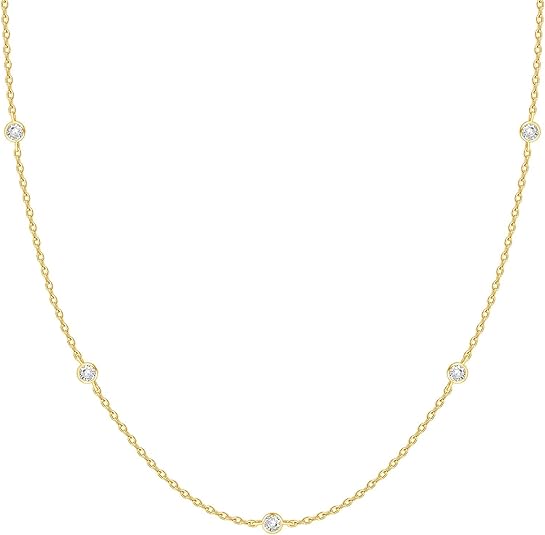 Sternschnuppen-Halskette | Gold