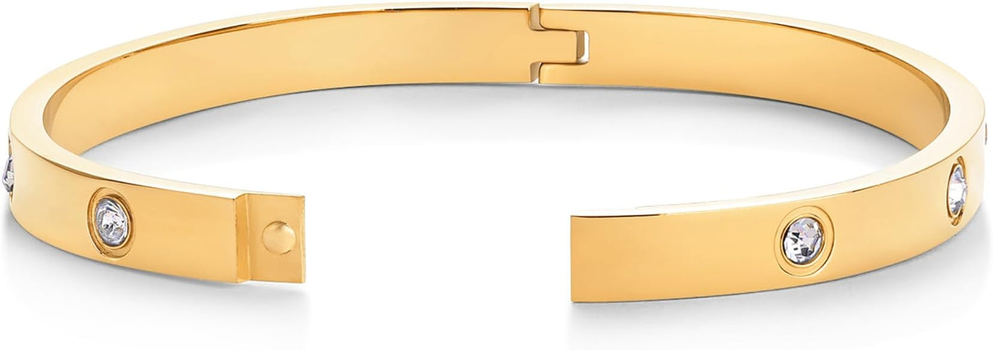 Halo-Punkt-Armband | Gold