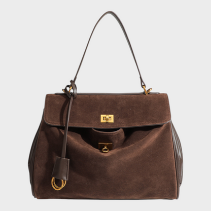 Libby | Minimalistische luxuriöse Handtasche aus weichem Leder