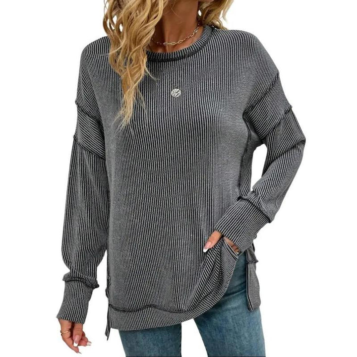 HAIZEY™ - Sudadera holgada acanalada y cómoda