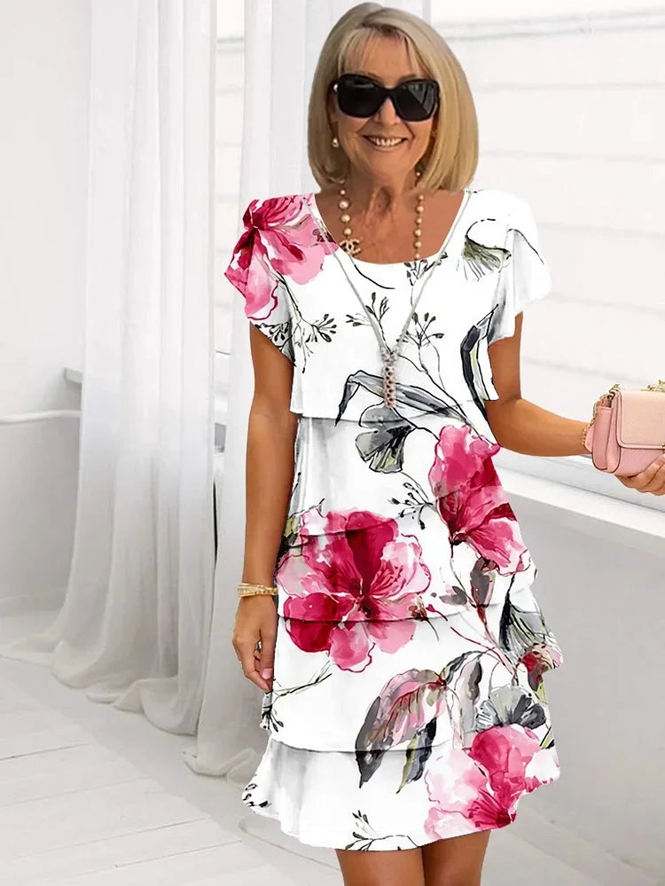 Nancy | Vestido elegante con volantes