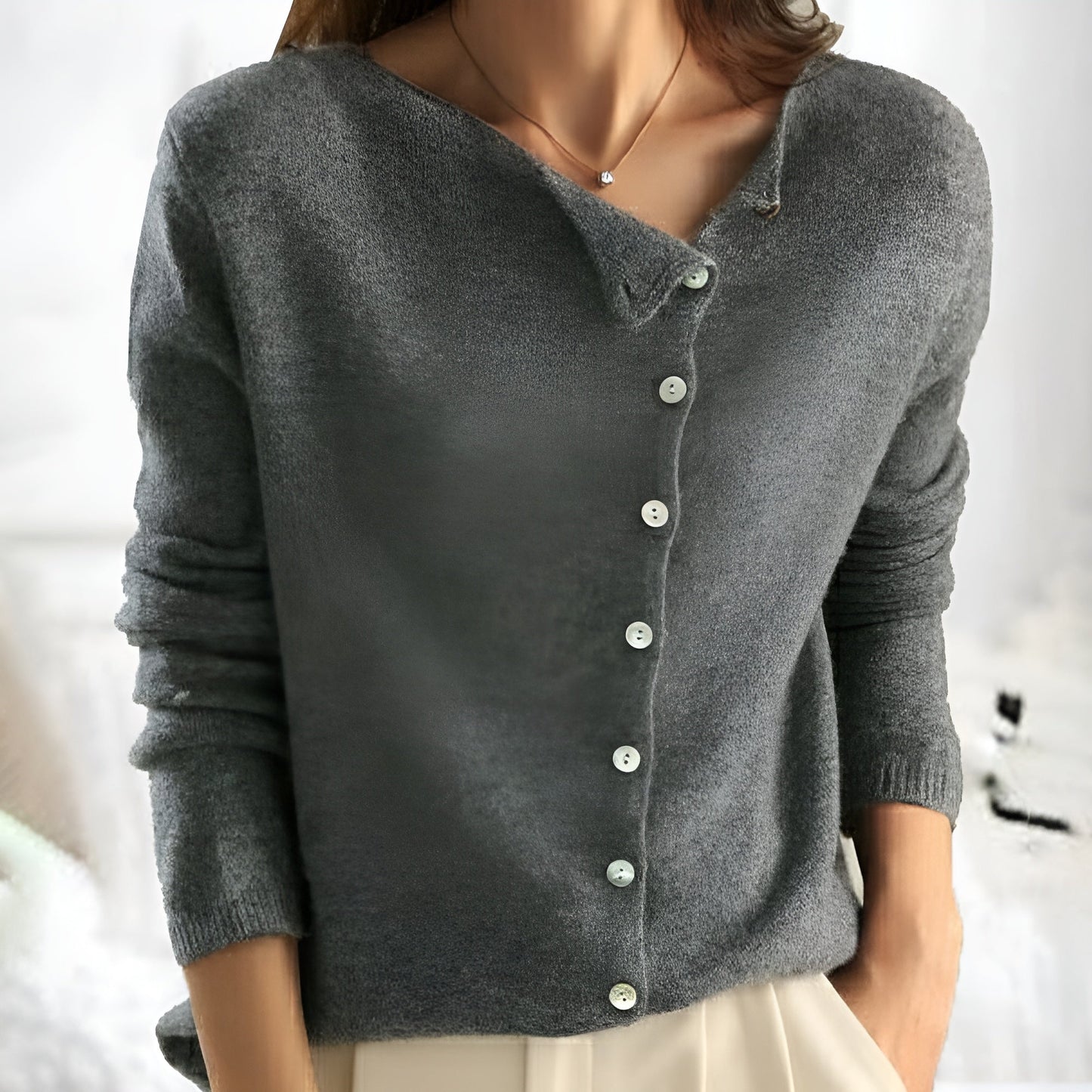 Sara | Luksuriøs kashmircardigan