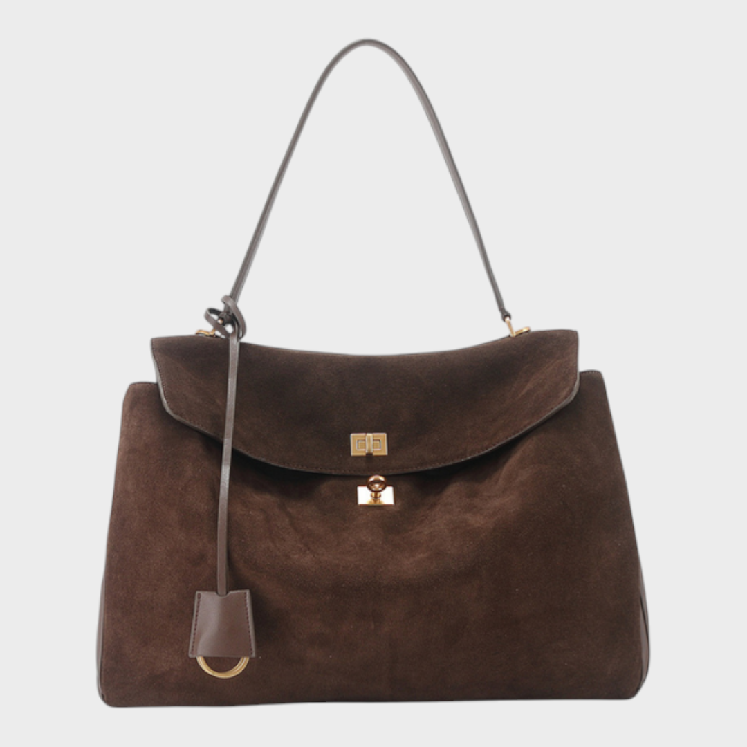Libby | Minimalistische luxuriöse Handtasche aus weichem Leder