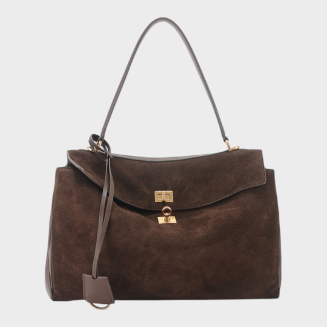 Libby | Minimalistische luxuriöse Handtasche aus weichem Leder
