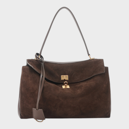 Libby | Minimalistische luxuriöse Handtasche aus weichem Leder