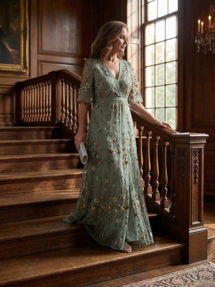 Selora | Halter Bloom Flow Maxi Kjole