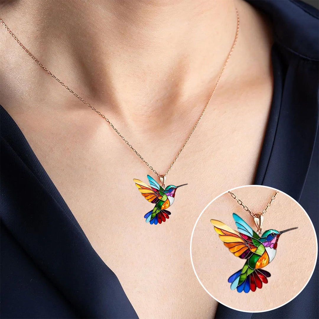 ROLA | HERMOSO COLLAR DE COLIBRÍ