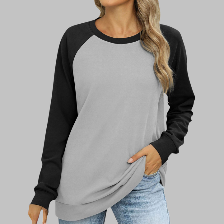 LHANTEL™ - Sudadera casual de manga larga con cuello redondo