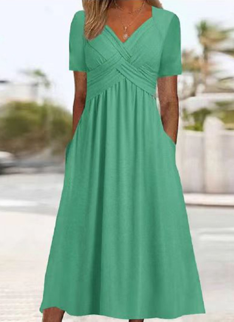 Vestido cruzado elegante