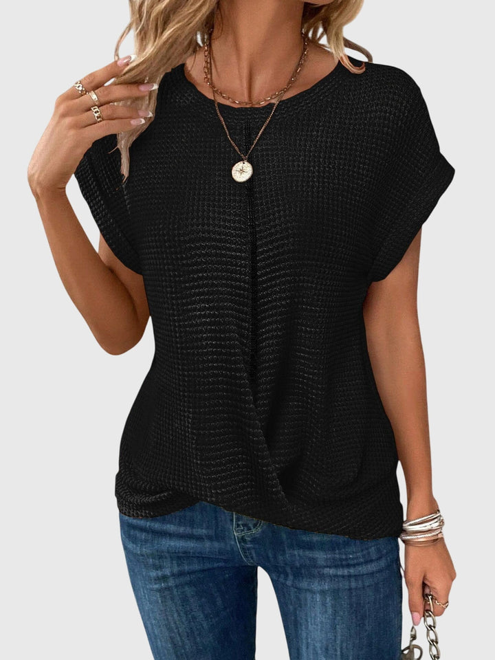 Isa™ | Blusa Elegante com Gola Careca