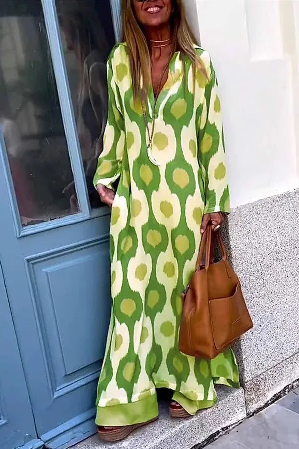 Mirella | Maxikjole med print