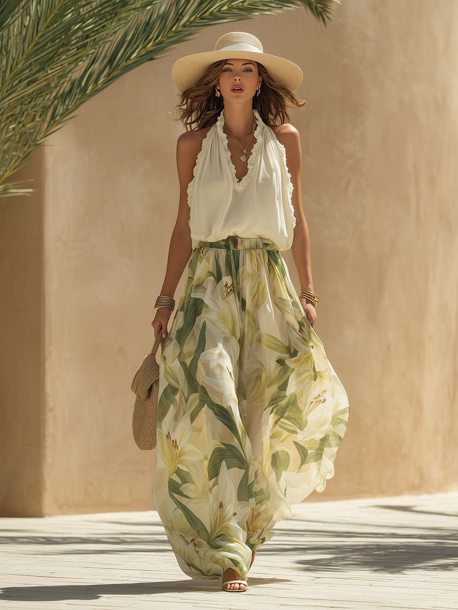 Lysa | Floral Flowing Two-Piece Set