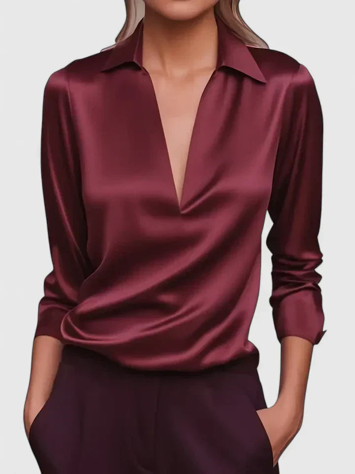 Calvina | Sofistikeret Bluse