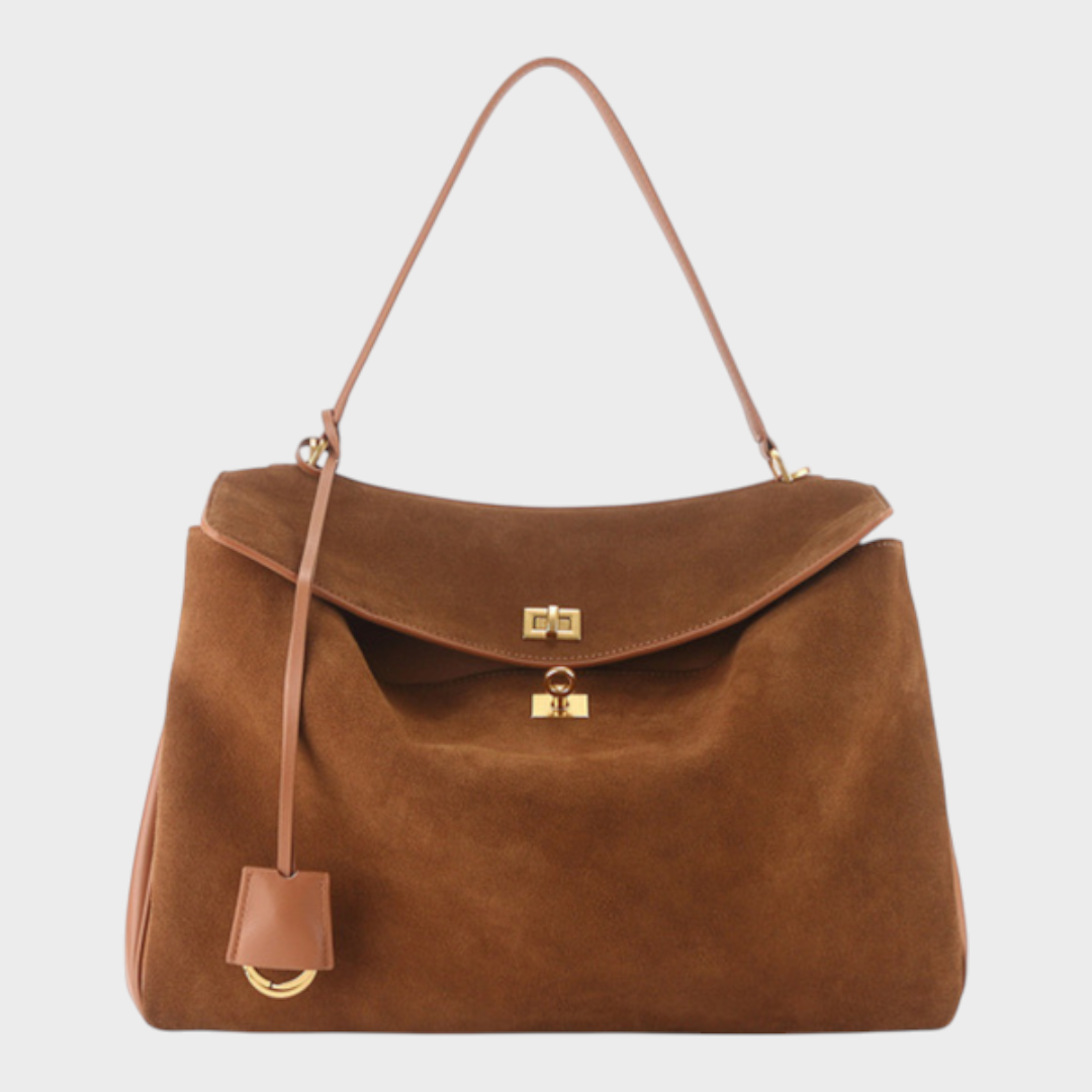Libby | Minimalistische luxuriöse Handtasche aus weichem Leder