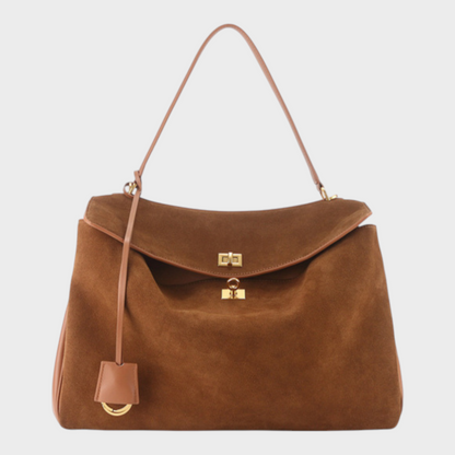 Libby | Minimalistische luxuriöse Handtasche aus weichem Leder