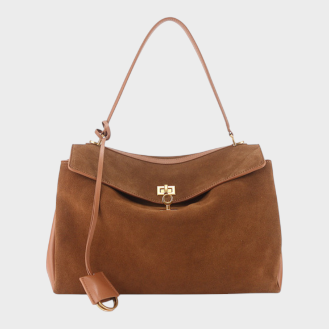Libby | Minimalistische luxuriöse Handtasche aus weichem Leder