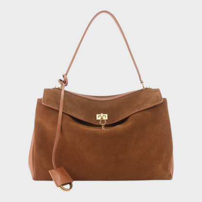 Libby | Minimalistische luxuriöse Handtasche aus weichem Leder