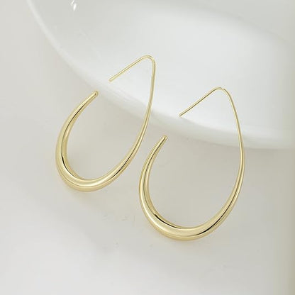 Solbeskinnede hoops | Guld