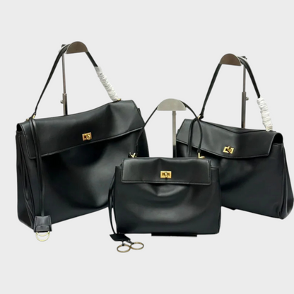 Libby | Minimalistische luxuriöse Handtasche aus weichem Leder