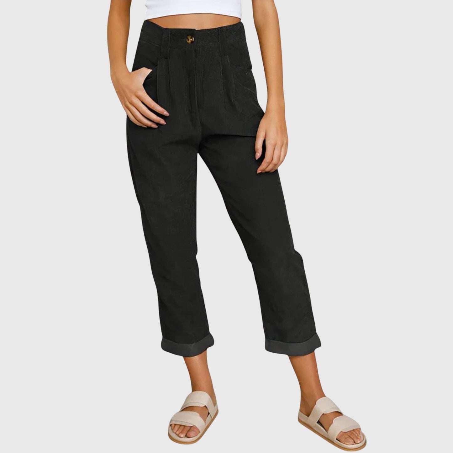 Jana - Pantalones Modernos de Cuerda
