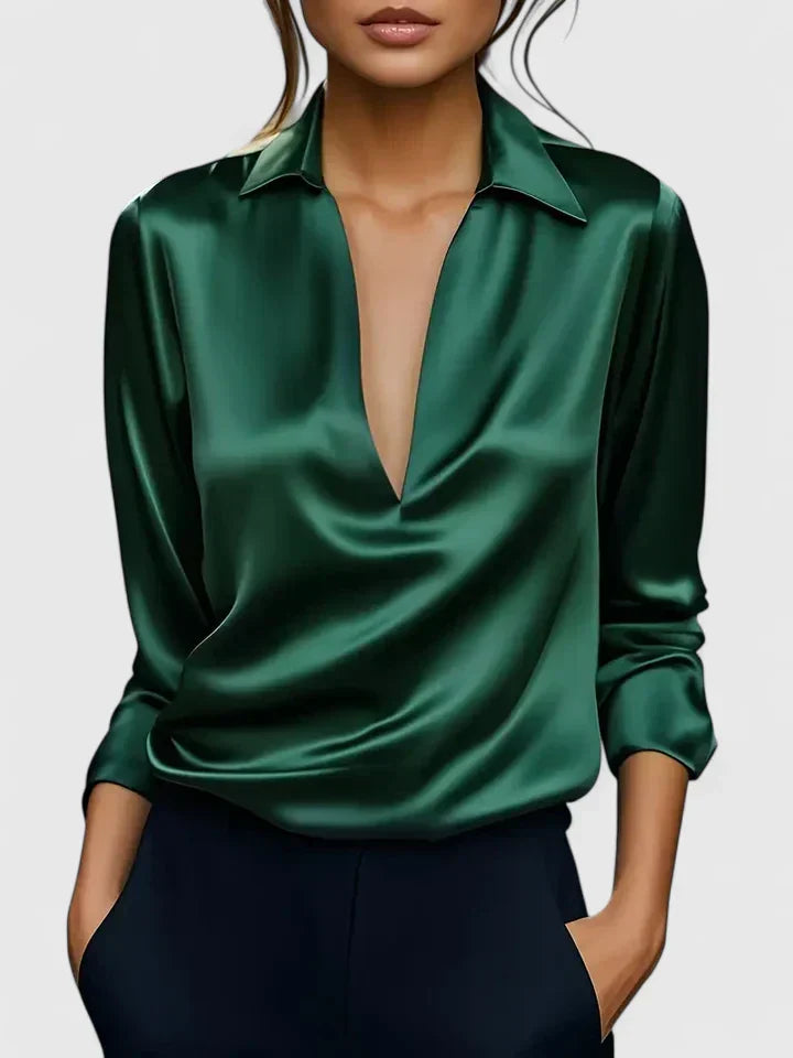 Calvina | Blusa Sofisticada