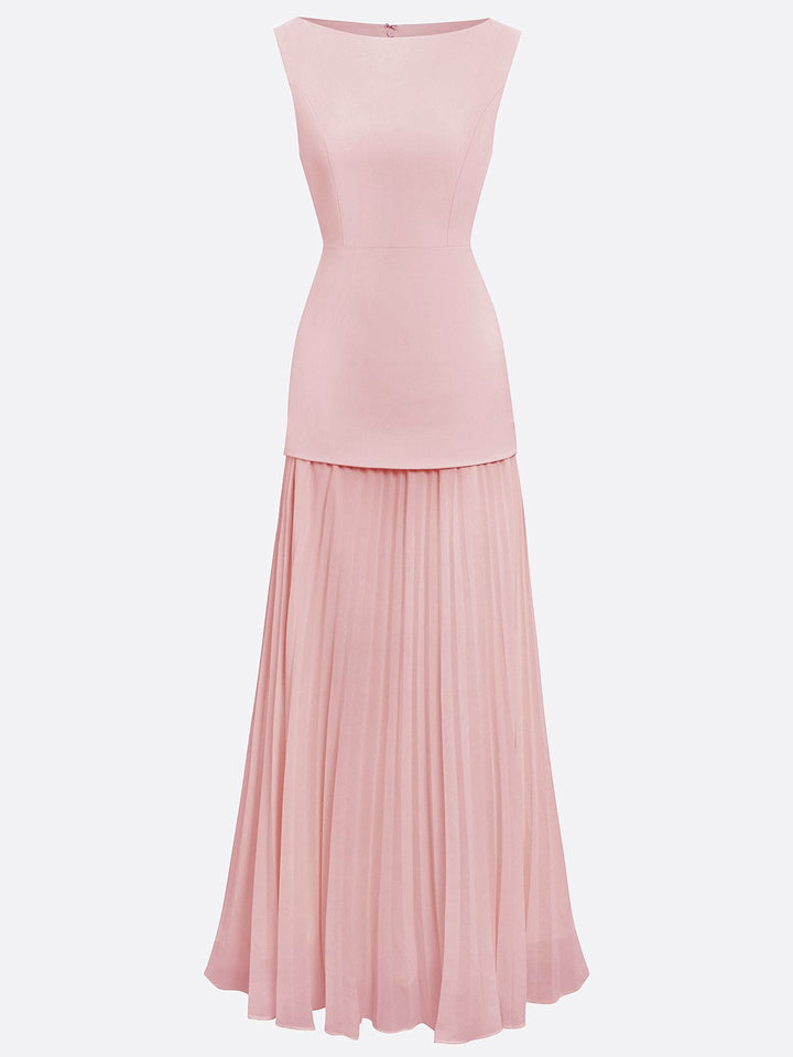 Micaela | Robe longue plissée de design