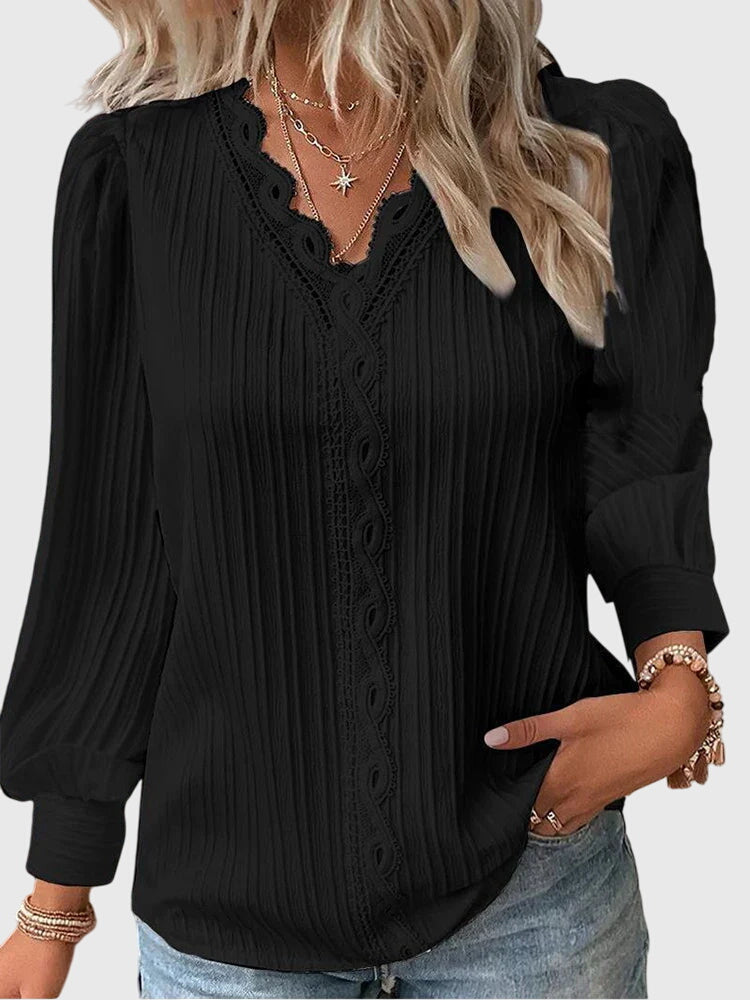 Andrea™ | Elegant pulloverbluse