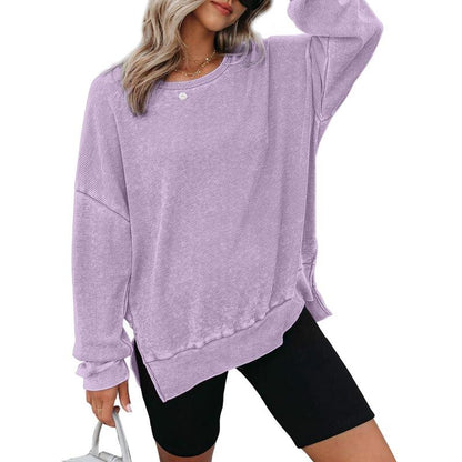 THALIENE™ - Casual oversized sweatshirt med rund hals og lange ærmer
