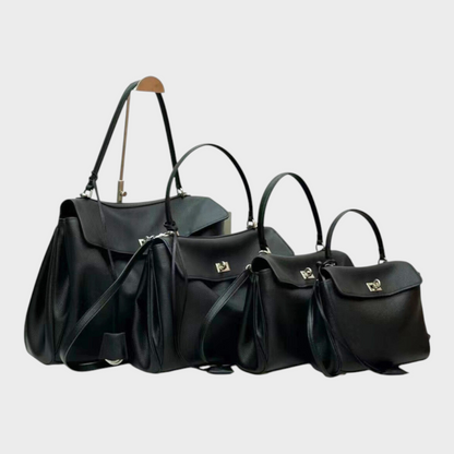 Libby | Minimalistische luxuriöse Handtasche aus weichem Leder