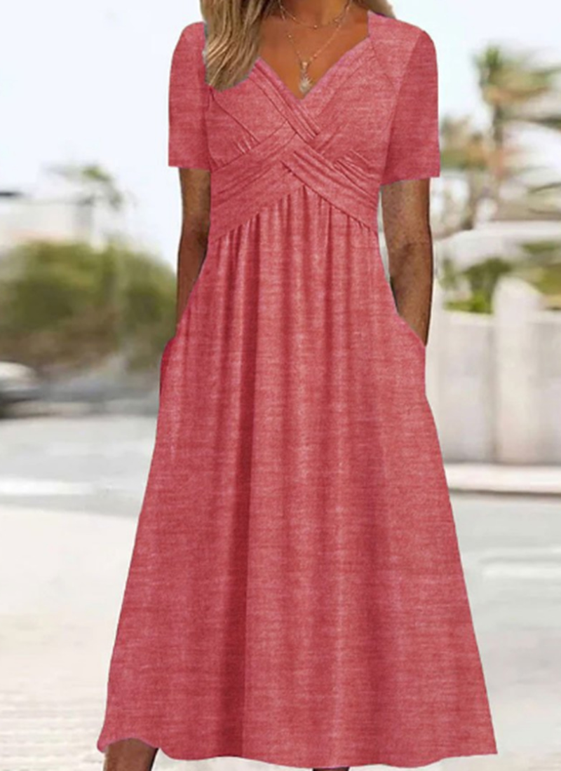 Vestido cruzado elegante
