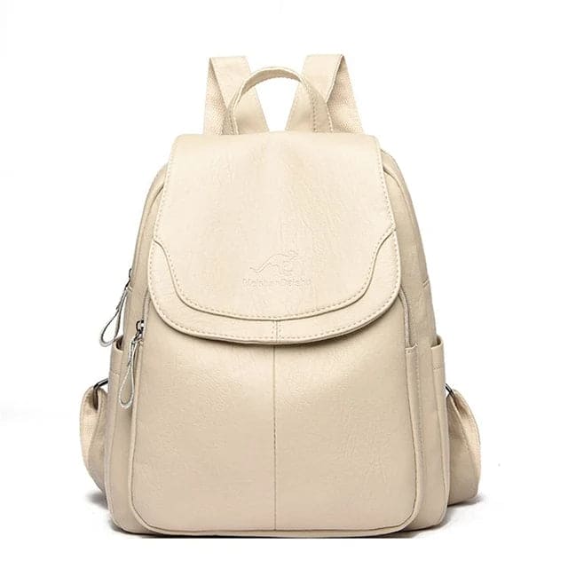 Eda | Mochila de Couro Antifurto