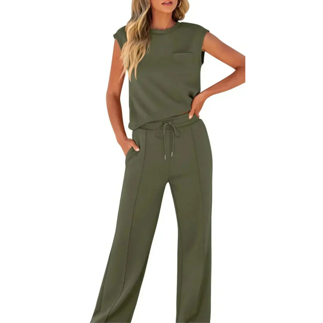 ELLE | Conjunto casual suave para verano