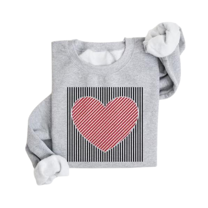 MAGGIE™ – Sudadera linda retro con corazón para San Valentín
