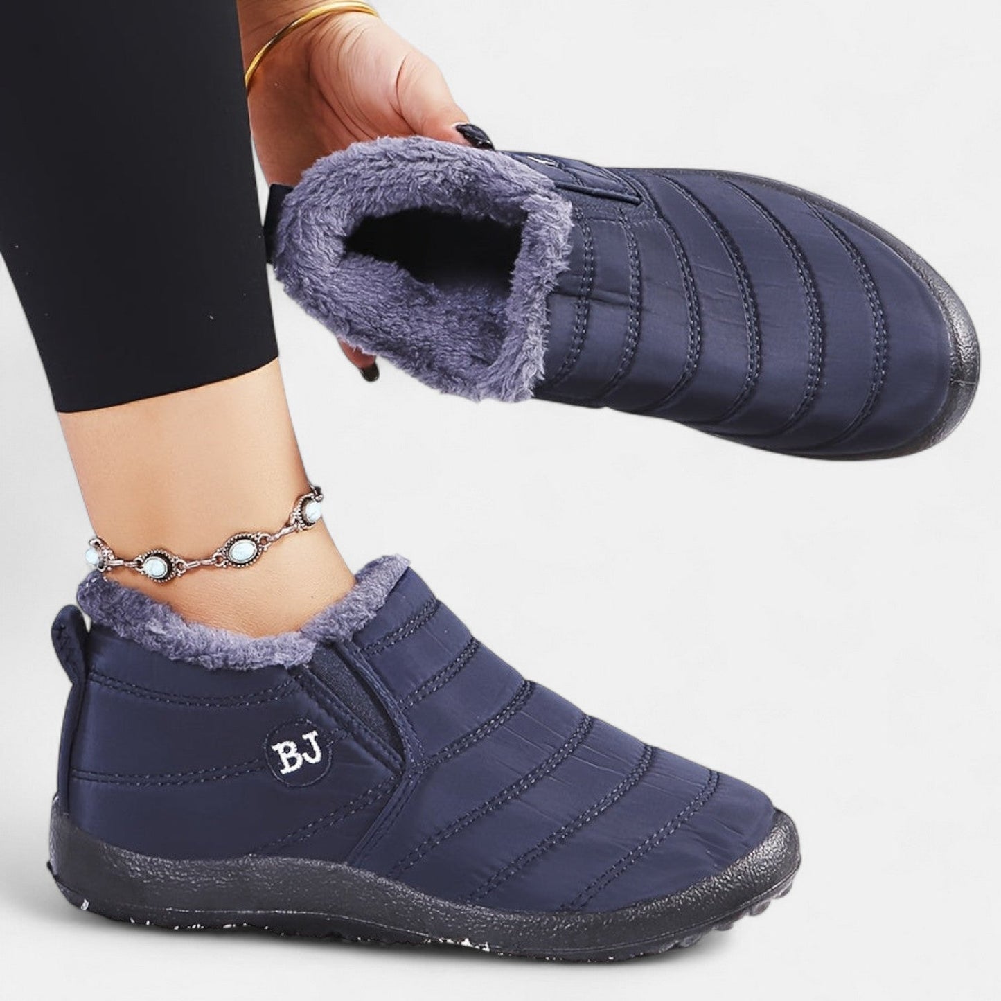 Victoria | Botines de invierno cálidos sin cordones.