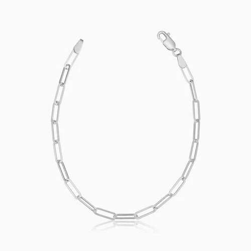 Venice-Link-Armband | Weißgold