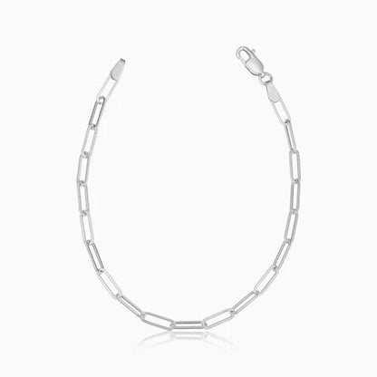 Venice-Link-Armband | Weißgold