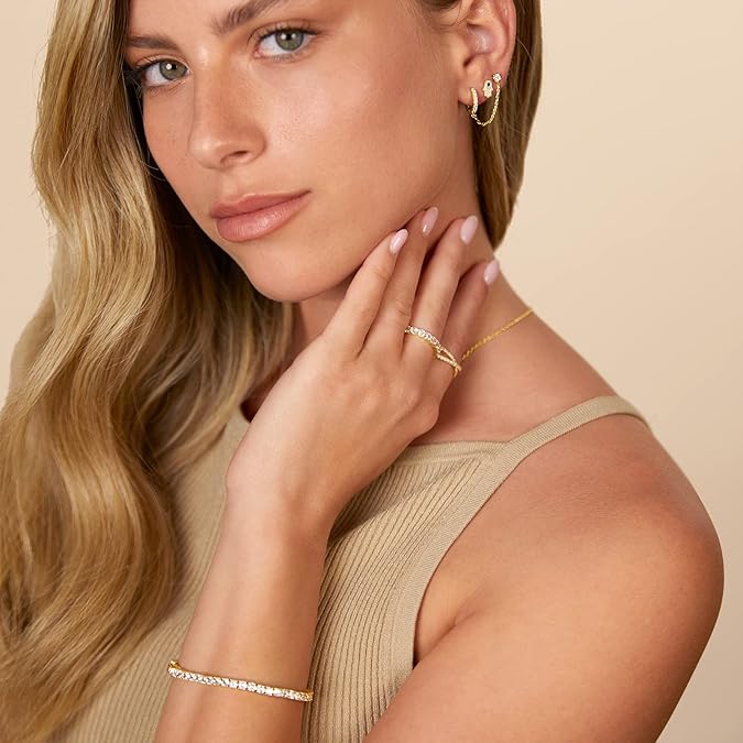 Adella-Kettenohrringe | Gold