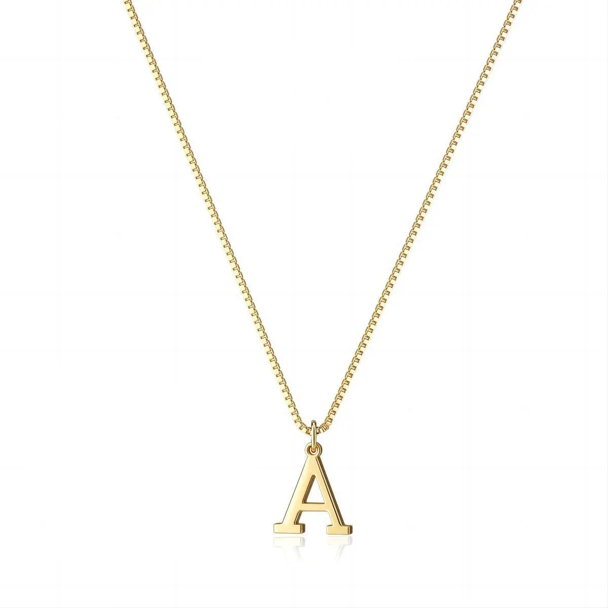 Enzhalynne | Halskette mit Initialen 18K Gold