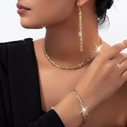 Conjunto de Joias Elegante com 3 Peças