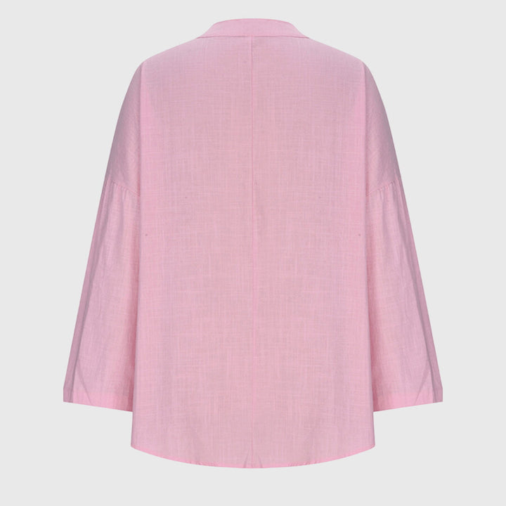 Lenara™ | Camisa de Playa Elegante y Fluida